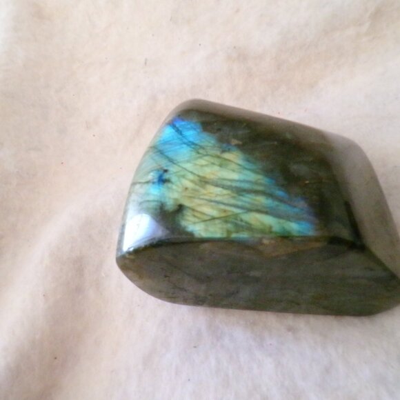 XL Flashy Labradorite Freeform Slab Tower Crystal Speciman - Picture 5 of 11